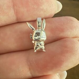 Sterling Silver Pikachu Pendant 3g